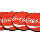 Coca Cola Logo Coaster 3D Printed Soft Drink Drink Coaster - The 3D Print Smiths